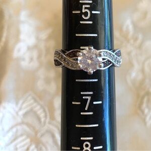 Danbury Mint Mocha Swirl Diamonese Ring